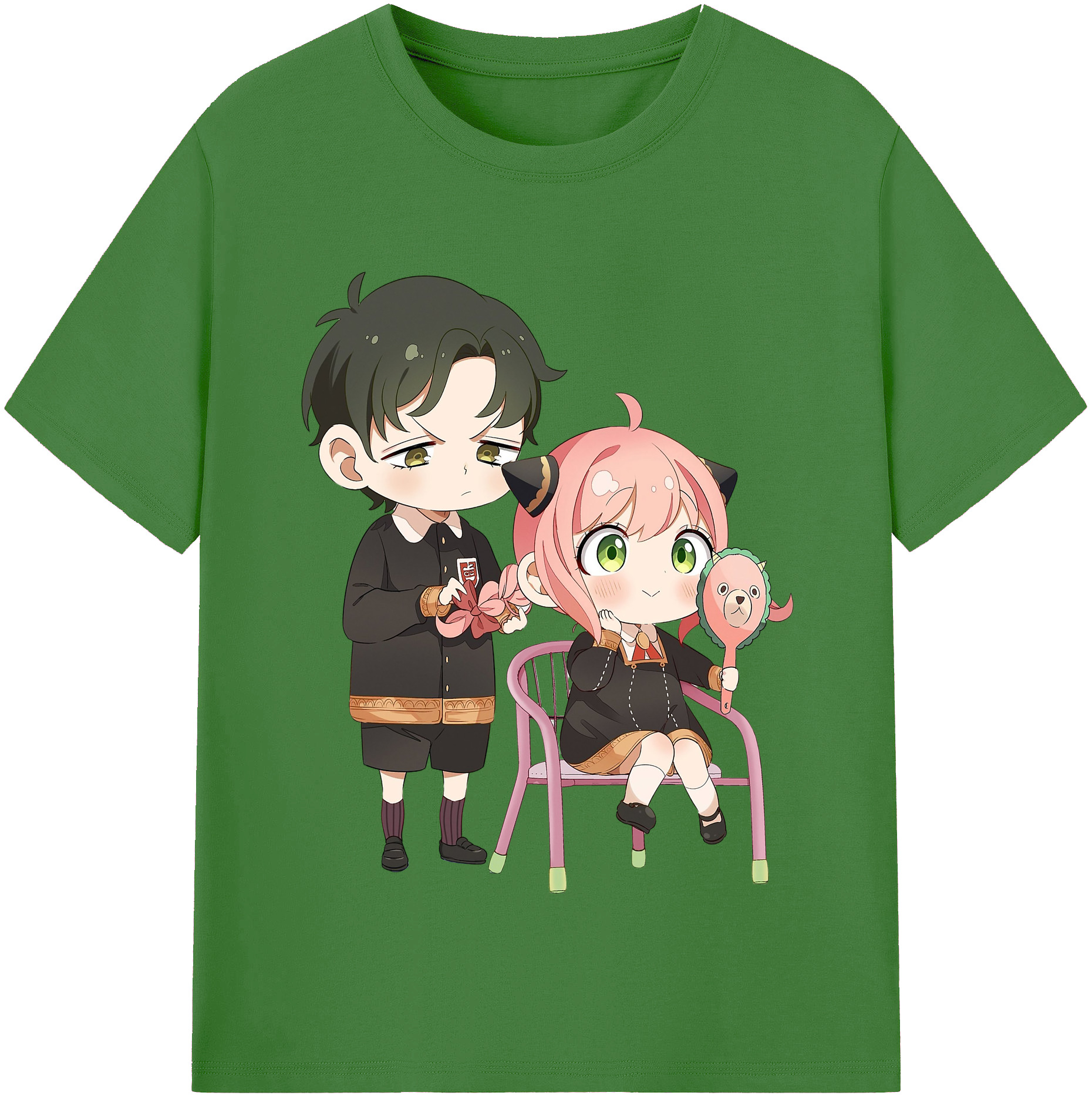 （画像用） SPY×FAMILY间谍家家酒 レディースカジュアルプリントTシャツ（綿100％）